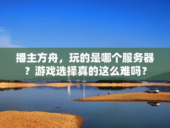 播主方舟，玩的是哪个服务器？游戏选择真的这么难吗？