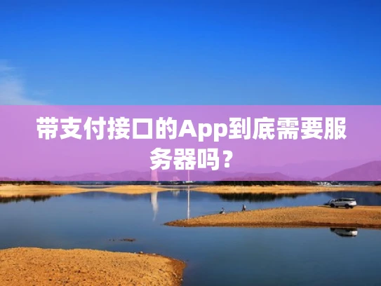 带支付接口的App到底需要服务器吗？