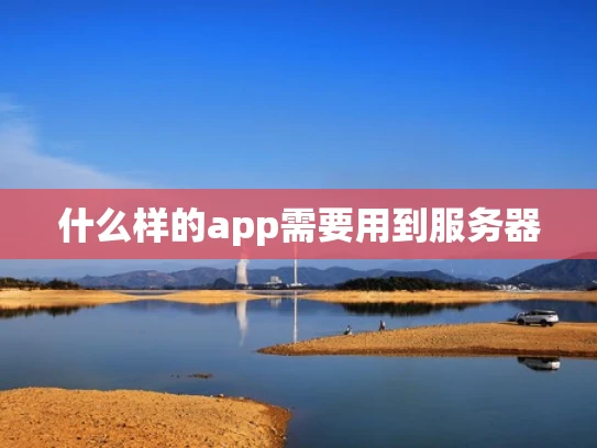 什么样的app需要用到服务器