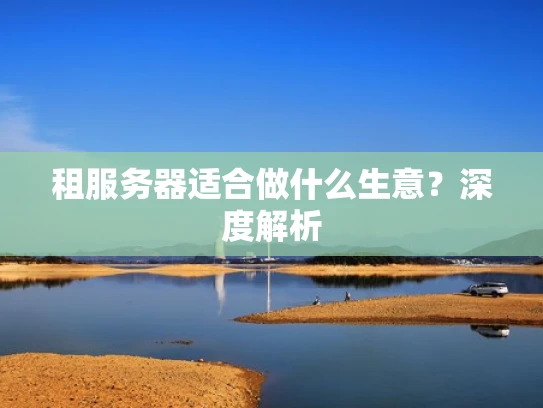 租服务器适合做什么生意？深度解析