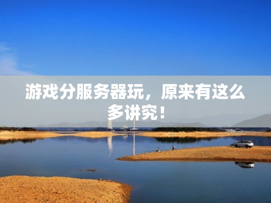 游戏分服务器玩，原来有这么多讲究！