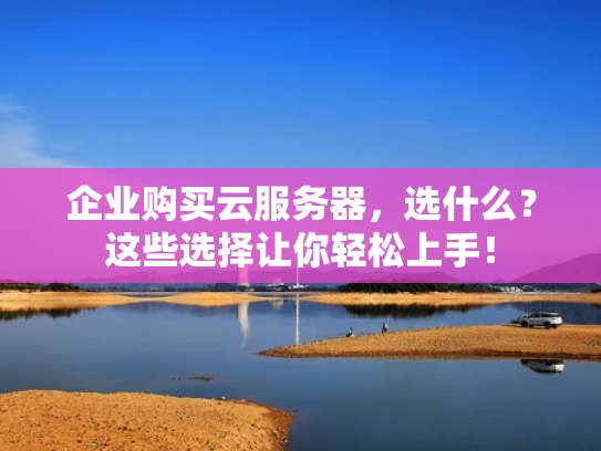 企业购买云服务器，选什么？这些选择让你轻松上手！