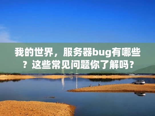 我的世界，服务器bug有哪些？这些常见问题你了解吗？