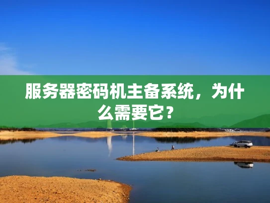 服务器密码机主备系统，为什么需要它？