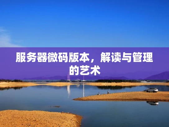 服务器微码版本，解读与管理的艺术