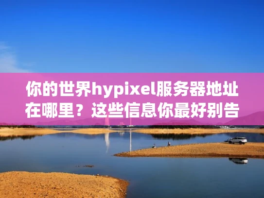 你的世界hypixel服务器地址在哪里？这些信息你最好别告诉别人！