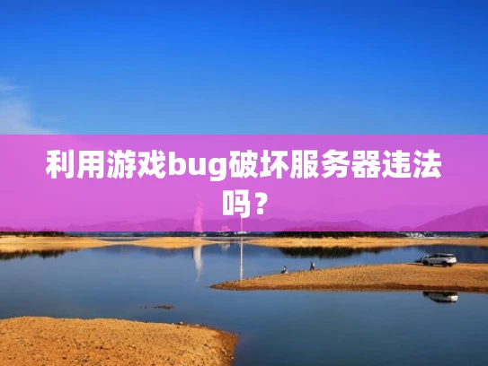 利用游戏bug破坏服务器违法吗？