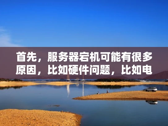 首先，服务器宕机可能有很多原因，比如硬件问题，比如电源不稳定、硬件故障。硬件问题可能比较直接，但用户可能不太了解，所以举个例子，比如服务器的电源突然掉电，或者内存满了，这样就会导致服务器崩溃