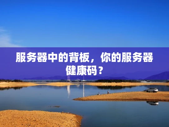 服务器中的背板，你的服务器健康码？