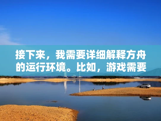 接下来，我需要详细解释方舟的运行环境。比如，游戏需要哪些硬件配置，比如处理器、内存、显卡和内存带宽。这部分要用大白话，让用户容易理解，比如提到游戏运行速度快慢和画质好坏跟这些硬件有关