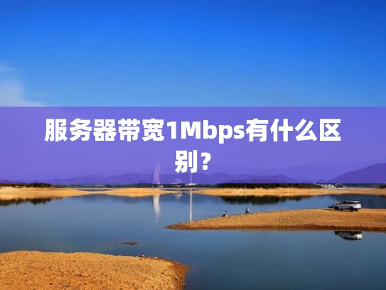 服务器带宽1Mbps有什么区别？