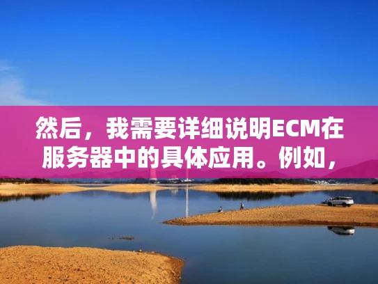 然后，我需要详细说明ECM在服务器中的具体应用。例如，ECM可以用于存储关键业务数据，确保数据的安全性和可用性。同时，ECM还提供数据备份和恢复功能，帮助企业避免数据丢失的风险