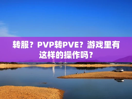 转服？PVP转PVE？游戏里有这样的操作吗？