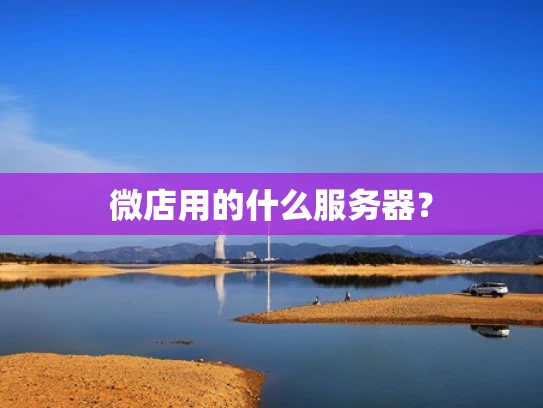 微店用的什么服务器？