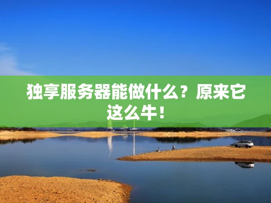 独享服务器能做什么？原来它这么牛！