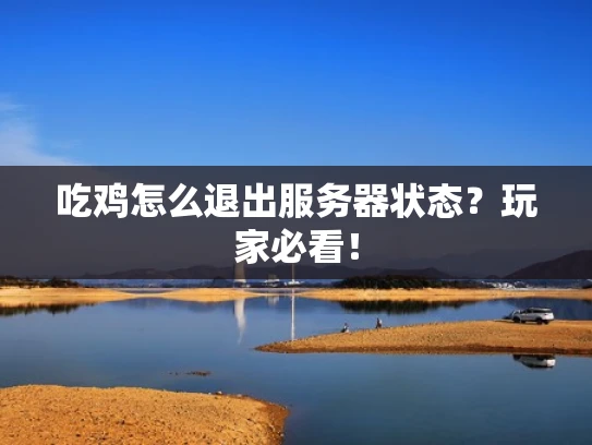 吃鸡怎么退出服务器状态？玩家必看！