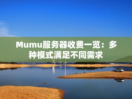 Mumu服务器收费一览：多种模式满足不同需求