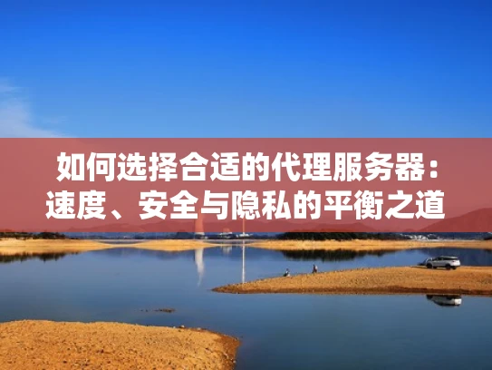 如何选择合适的代理服务器：速度、安全与隐私的平衡之道